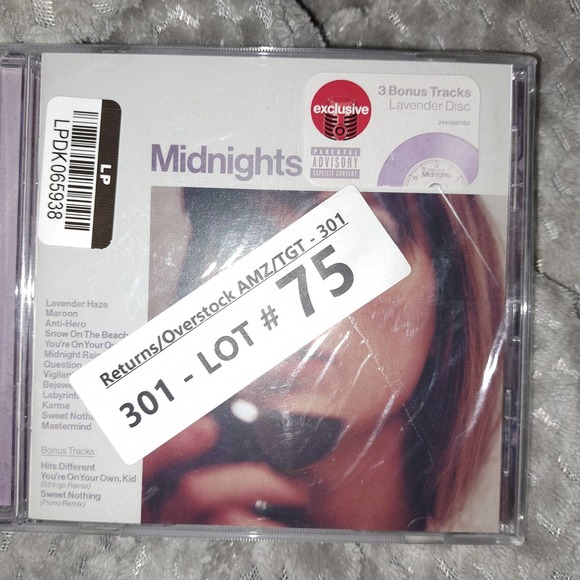 TAYLOR SWIFT Midnights LIMITED EXPANDED EDITION 3 BONUS TRACKS, CD Version - Picture 2 of 5